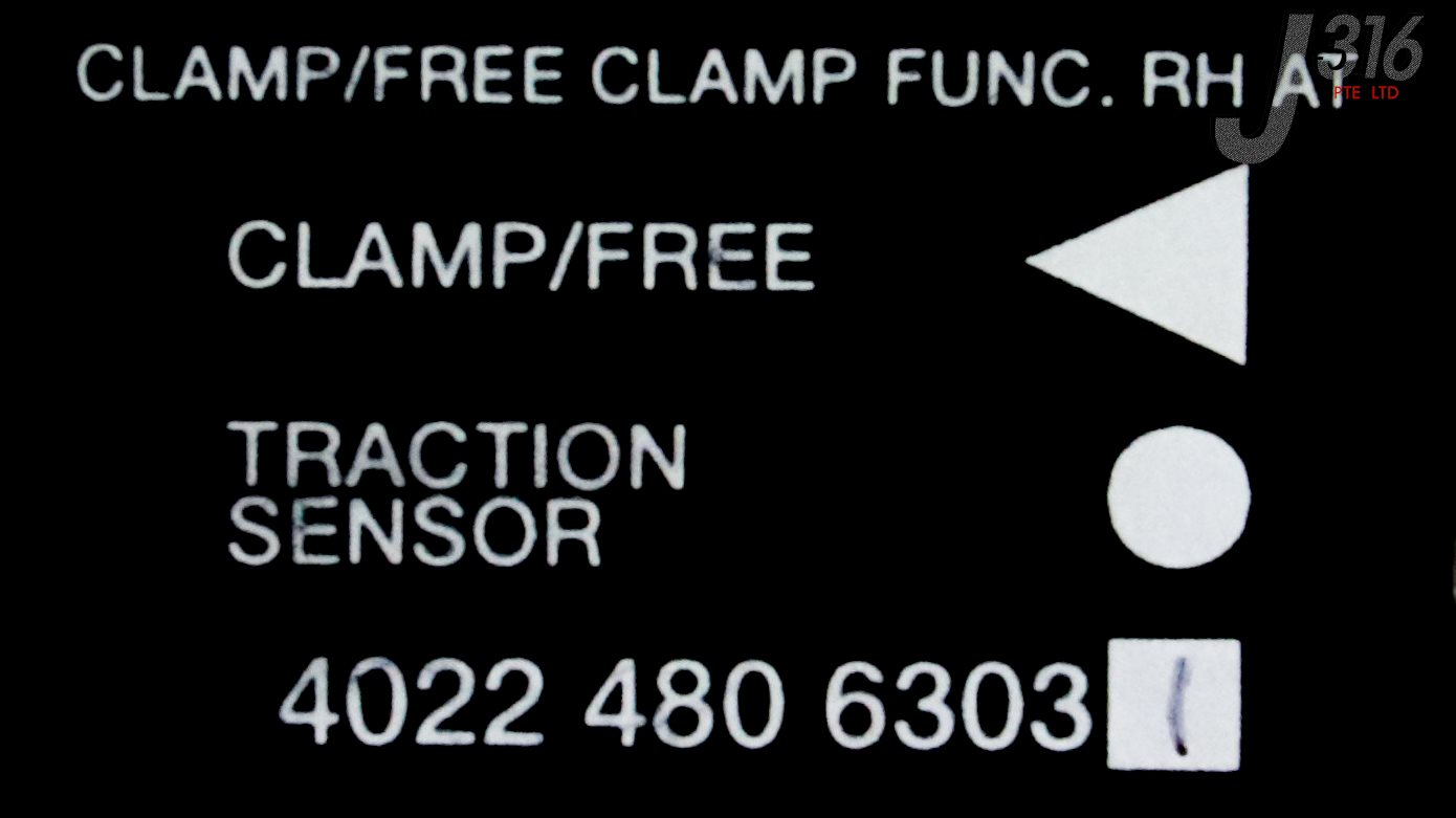 34295 ASML CLAMP/FREE CLAMP FUNC. RH AT, 302974, KV 9 45F 4022.480